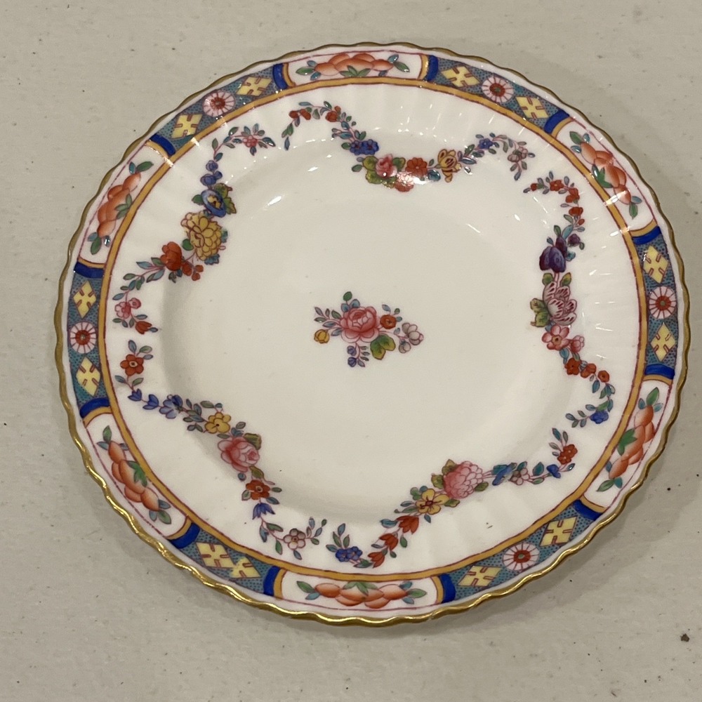 Vtg Minton China England Rose A4807 Antique Bone China Dessert Plate  5.5" EUC